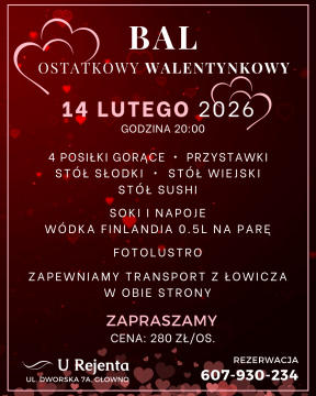 &nbsp;Ostatkowy Bal Walentynkowy